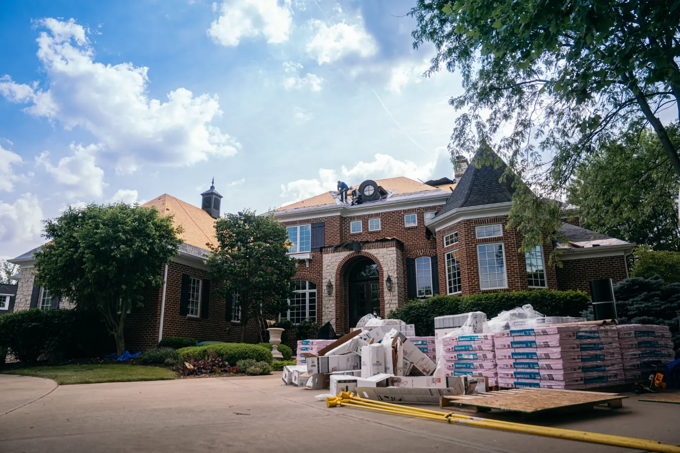 Commercial roof inspection documented in Otterbein